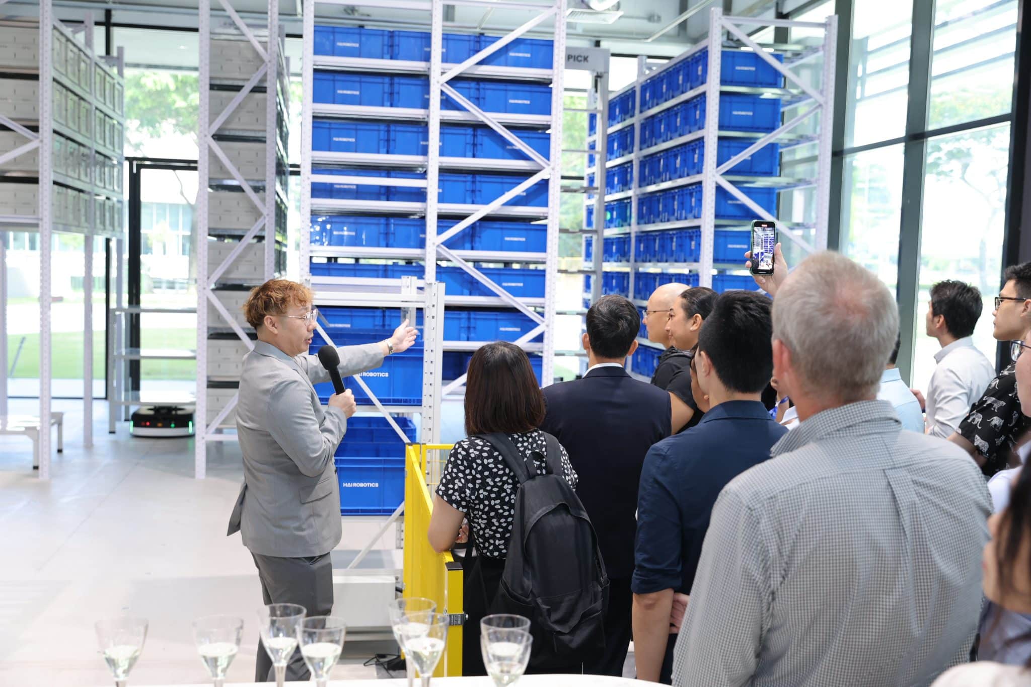 James Chan Introducing the Demo Centre and HaiPick System