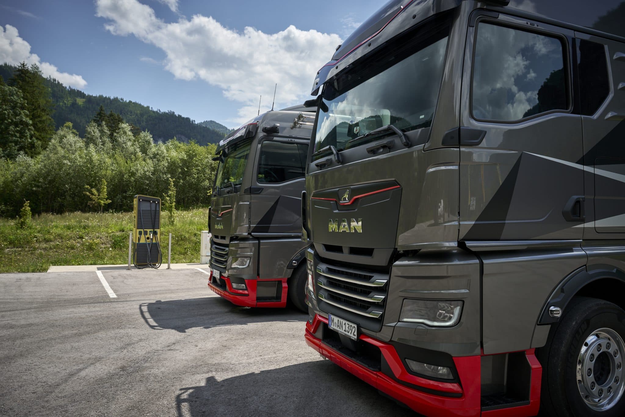 MAN's eTruck, the ETGX, delivers powerful performance with zero emissions.